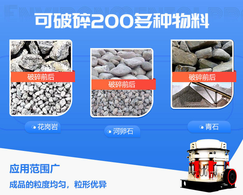 1750圓錐破碎機的應(yīng)用范圍