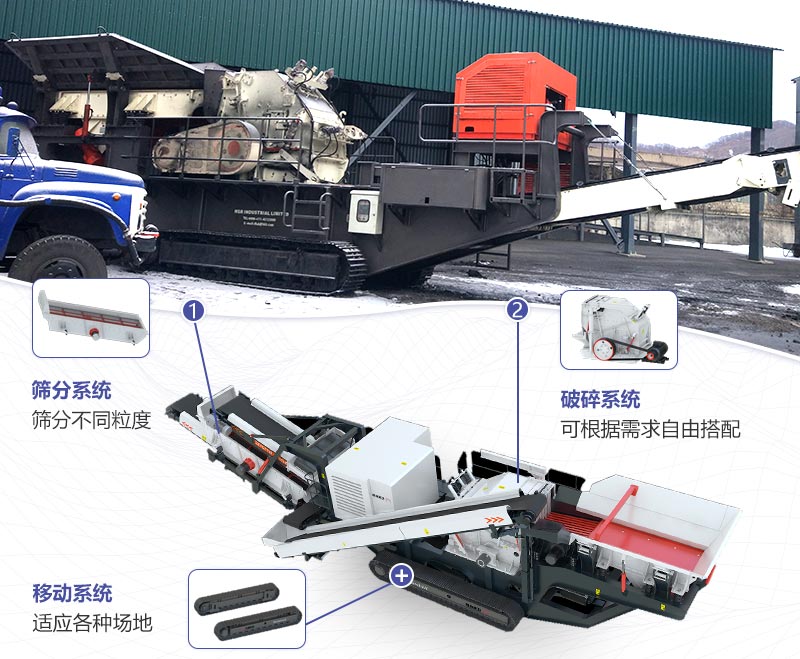 車載移動打石子機作業(yè)現(xiàn)場實力展現(xiàn)