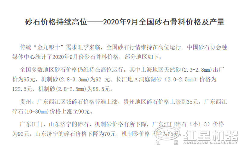 石子廠現(xiàn)在的行情怎么樣？石子破碎機(jī)整套設(shè)備有哪些？